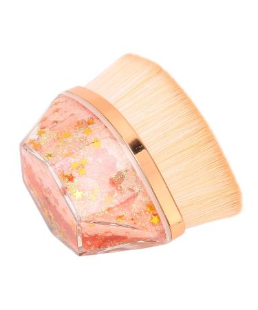 Verdant Touch Liquid Foundation Brush Foundation Makeup Brush Portable Professional Soft Hair for Liquid BB Cream 55#Foundation Brush Champagne Gold Liquid Box