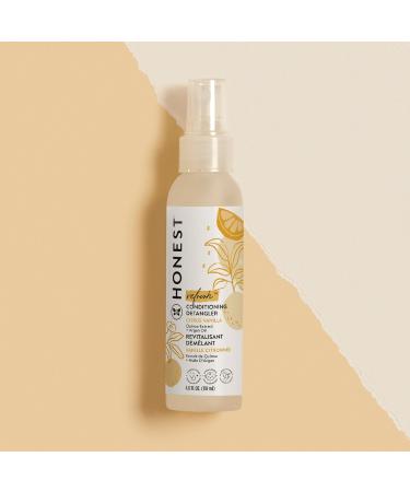 Buy The Honest Company Detangler Conditioner 4 Oz - Hypoallergenic Tear-Free Citrus Vanilla Hair Care Silky & Manageable - Bundle with Bath Sponge (Pack of 5) - International Shipping Available - Buy Online on GoSupps.com