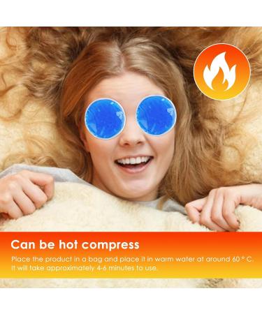 Gel Ice Pack Small Soft Gel Ice Packs - Round Hot and Cold Gel Ice Packs for Injuries Cool Down with Ice Packs Aezon Blue 11 cm - Buy Online on GoSupps.com