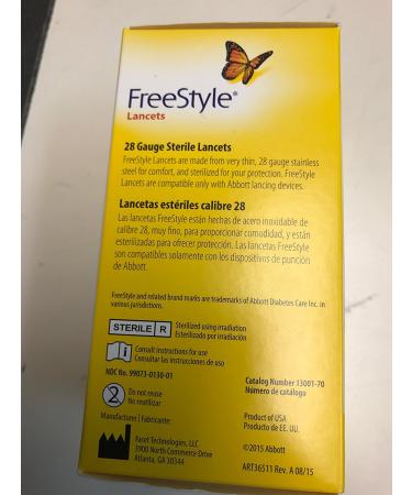 Meta Title: Lancet Freestyle 13001 100 - High-Quality Lancets for Precise Blood Sampling - Buy Online on GoSupps.com