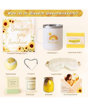 Pikile Gifts for Women | Unique Sunflower & Care Sets | Perfect Christmas Gifts for Mom Girlfriend Wife & Grandma - Buy Online on GoSupps.com