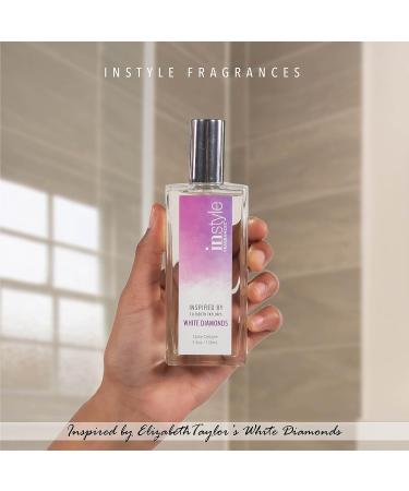 Instyle Fragrances White Diamonds Eau de Toilette 3.4 Fl Oz - Paraben-Free & Cruelty-Free | Elizabeth Taylor Inspired Women's Perfume - Buy Online on GoSupps.com