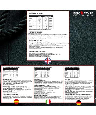 Iso Whey Zero 100% - Pure Whey Protein ISO - Gluten-Free Muscle Growth - 2kg Raspberry - Eric Favre French Laboratory - Buy Online on GoSupps.com