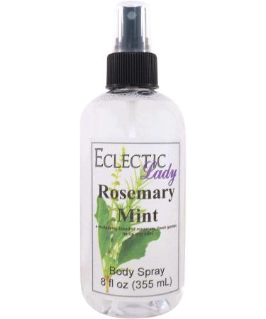 Rosemary Mint Body Spray (Double Strength) 8 ounces Body Mist for Women with Clean Light & Gentle Fragrance Long Lasting Perfume with Comforting Scent for Men & Women Cologne with Soft Subtle 8 Fluid Ounces (Double Strength)