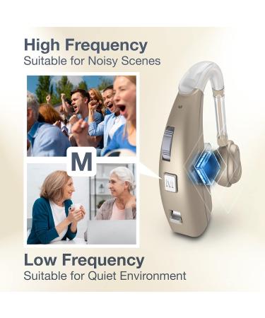 Delmicure 1303D Rechargeable Digital Noise Reduction Headphones - 2 Mode Gold Pair - Shop Internationally! - Buy Online on GoSupps.com