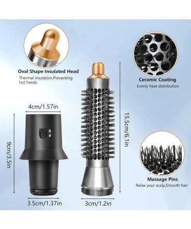 Round Volume Brush and Adapter For Dyson Airwrap HD15 HD01 HD02 HD03 HD04 HD08 Hair Dryer Attachment Hair Tool - Buy Online on GoSupps.com