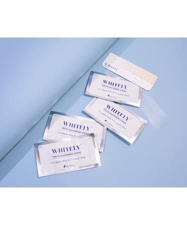 Whitely Teeth Whitening Strips for Sensitive Teeth - 14 Treatments (28 Strips) | Enamel Safe No Slip Technology - Brighten Your Smile - Buy Online on GoSupps.com
