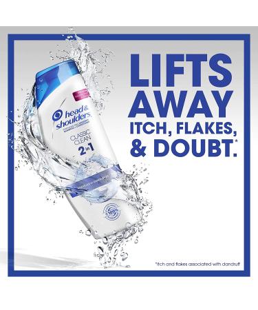 Head & Shoulders Classic Clean 2-In-1 Shampoo 13.5 oz (Pack of 3) - Buy Online on GoSupps.com