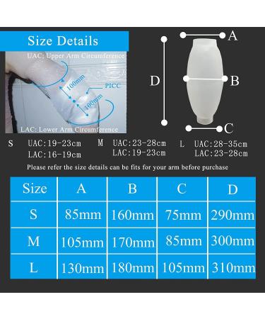 Okugaiya Waterproof PICC Line Protection Cover for Chemotherapy - Shower & Arm Plaster Cover for Adults & Children (L) - Buy Online on GoSupps.com