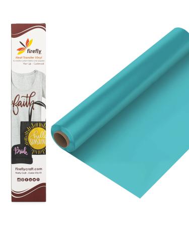 Firefly Craft Regular Teal, Heat Transfer Vinyl for Shirts - Iron on Vinyl  for Cricut & Silhouette Heat Press Vinyl for Shirt Transfers - Iron on HTV  Vinyl - 3 Pieces, 12