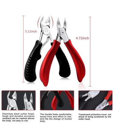 NUNALISA Ingrown Toenail Treatment Kit - Premium Toenail Removal Set with Clippers, File, Pusher, Corrector for Thick & Ingrown Nails - Professional Peticure Tool Included - Buy Online on GoSupps.com