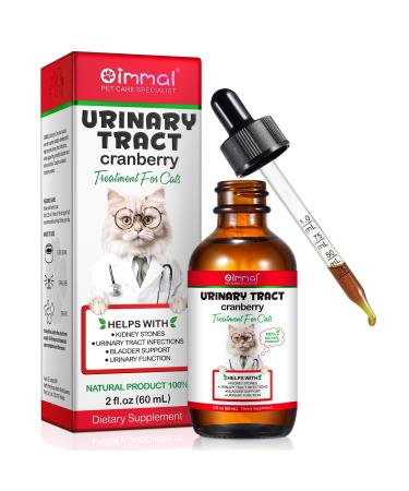 Urinary Support for Cats - Natural Supplement for Kidney Stones Bladder Health & UTI Prevention - Promotes Urinary Function & Normal pH - 2.02fl oz
