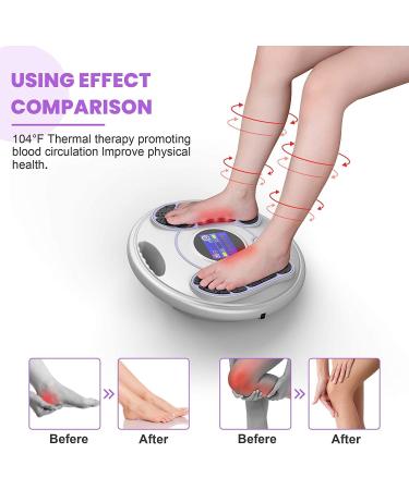 Medic Blood Circulation Stimulator - EMS Foot Massager for Improved Blood Flow Leg Relaxation & Neuropathy Relief | Silver Violet - Buy Online on GoSupps.com
