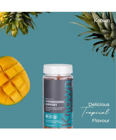 Known Nutrition Thermogenic Weight Loss Gummies - Natural Metabolism Support | 60 Vegan Gummies - Buy Online on GoSupps.com