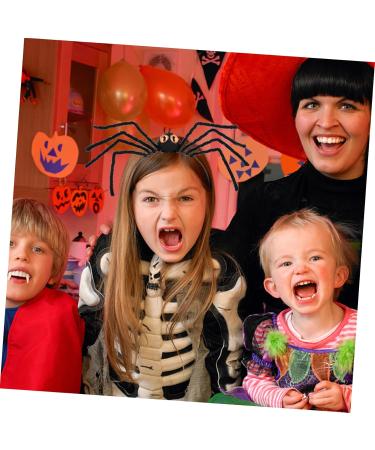 Didiseaon Spider Headdress Day of The Dead Headwear Spider Web Fascinator Spider Halloween Costume Makeup Headbands Prom Hair Accessories Hair Gems for Women Spider Cosplay Polyester Plush - Buy Online on GoSupps.com