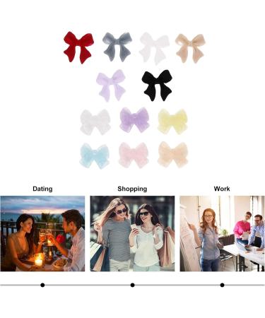 Lurrose 2 Bags of 3D Bow Nail Studs Bowknot Nail Charms Rivet Charms Nail Manicure Jewelry Cute Nail Decoration Supplies for Girls Women Bride Party Daily Wedding Banquet - Buy Online on GoSupps.com