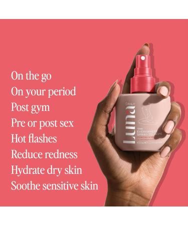 Everywhere Spray-to-Wipe 100ml | Hydrating Natural Feminine Care | pH Balanced Plant-Based Intimate Cleanser | Hypoallergenic Daily Use Refreshing Mist with Vitamin & Lactic Acid - Buy Online on GoSupps.com