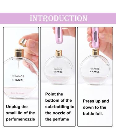 Mini Refillable Perfume Atomizer - Portable Mini Refillable Perfume Empty Spray  Refillable Perfume Spray  Atomizer Perfume Bottle  Scent Pump Case  Travel Perfume Atomizer Refillable (5ml  4 PCS) - Buy Online on GoSupps.com