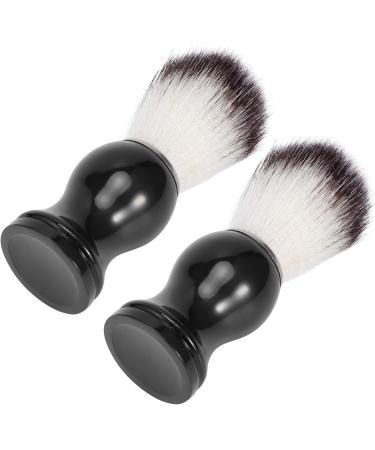 2 PCS Portable Beard Brush Set - Travel Facial Cleaning Tool for Men | Small Size Shaving Brush for Grooming & Cleansing - Buy Online on GoSupps.com