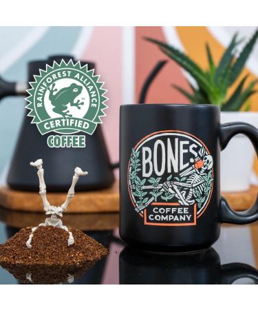 Bones Coffee Company Cookies 'N Dreams 12 oz Ground Coffee - Cookie & Creams Flavor | Medium Roast Arabica Beans | Flavored Coffee Gift - Buy Online on GoSupps.com