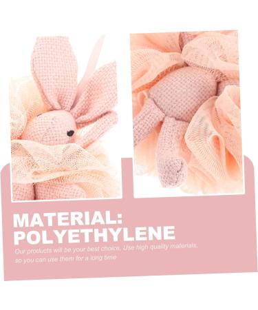 Housoutil Bath Mesh Sponge Body Scrubber Loofah Bathing Accessory Mesh Pouf Bath Sponge Cleaning Sponges for Household Use Exfoliating Bath Sponge Pink Portable Pe Tub Child - Buy Online on GoSupps.com