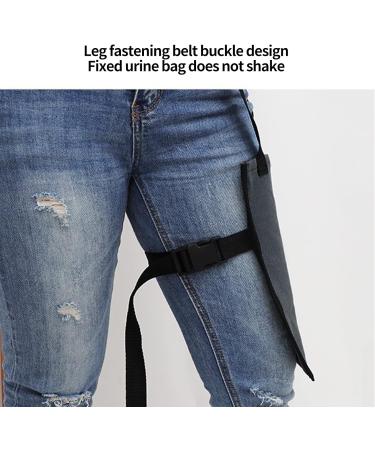 Premium Catheter Bag Covers - Urine Bag & Leg Bag Holders with Safety Lock - Adjustable Waist & Shoulder Strap (Gray) | Shop Internationally - Buy Online on GoSupps.com