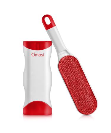 Grandma's lint brush pet brush pet pet fur and lint remove lint remover with self -cleaning double -sided base brush perfect for mobel carpet red - Buy Online on GoSupps.com