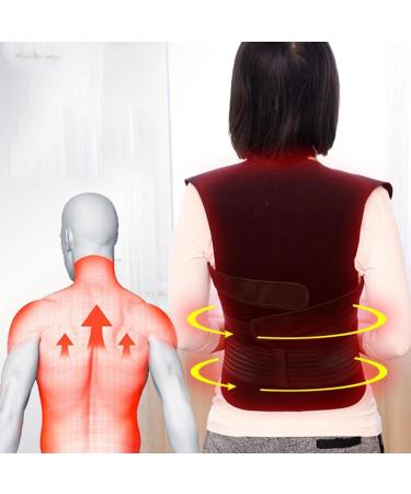 Buy Acouto Heated Waist Brace Vest - Adjustable Velcro Soft Fabric XL Size for Ultimate Comfort - Fast International Shipping - Buy Online on GoSupps.com