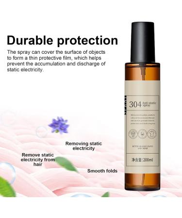 Antistatic Spray for Clothes - 200ml Static Remover Anti-Static Hair Products No More Cling Static Spray Lightweight and Long-Lasting Clothes Static Eliminator for Furniture Aezon - Buy Online on GoSupps.com