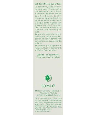 Weleda Children s Tooth Gel - Fluoride Free Spearmint Plant-Rich (1.7 oz) | International Shipping Available - Buy Online on GoSupps.com