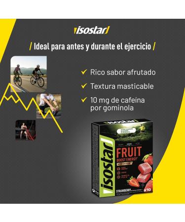 Isostar Fruit Energizing Strawberry pack of 5 (5 x 100 g) - Buy Online on GoSupps.com