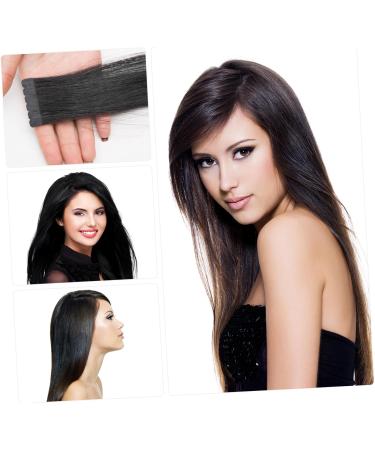 Ipetboom 50cm Tape In Virgin Human Hair Extensions Human Hair for Women Beauty (Black Hair) 1 - Buy Online on GoSupps.com