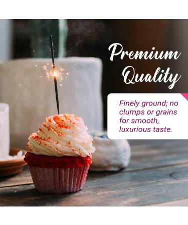 Sugar and Crumbs Natural Flavoured Icing Sugar 500g - Baking Frosting Decoration - White Chocolate Raspberry Flavor - Buy Online on GoSupps.com