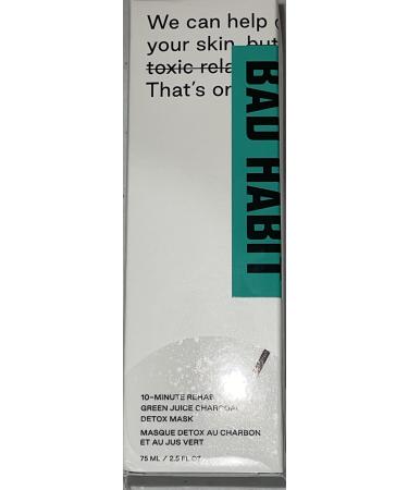 Bad Habit 10 Minute Rehab Green Juice Charcoal Detox Mask 2.5 fl. oz