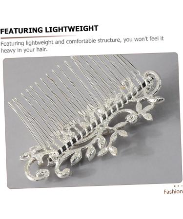 minkissy Wedding Hair Accessories Prom Hair Accessories Hair Combs for Women Accessories Bridal Hair Accessories Wedding Hair Comb Hair Side Comb Decor Zinc Alloy Bride Rhinestone Hair - Buy Online on GoSupps.com