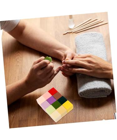 50 Pieces Manicure Tools Small Nail Sponge Nail Art Tools Powder Puff Nail Sponge Block French Lace Tool Form Glue Blush - Buy Online on GoSupps.com