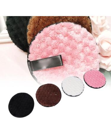 Face Makeup Cleansing Pads Mild Large Area Coverage Face Powder Puff Superfine Fiber 4pcs Makeup Tool Soft Touch for Daily Life for Girls - Buy Online on GoSupps.com