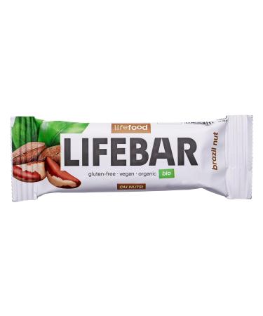 Shop Lifefood Lifebar Energy Seal - Vegan Sports Bar Gluten-Free Sugar-Free Bio Vegan - 15 Pack (Brazil Nut) - Buy Online on GoSupps.com
