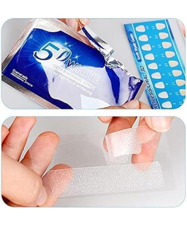 Elunara Teeth Whitening Strips | 5d White Teeth Whitening Strips | Elunara Teeth Strips Whitener Strips Effective Teeth Reduced Sensitivity White Strips Teeth Whitener Kits Tooth Whitening Kits (2) - Buy Online on GoSupps.com