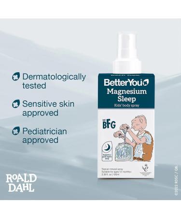BetterYou Kids Bundle - Magnesium Sleep Body Lotion and Magnesium Sleep Kids' Body Spray - Baby Cream - Lavender and Chamomile Infused - 2 pc - Buy Online on GoSupps.com