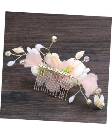 Mikinona Bridal Hair Comb Floral Hair Comb Bride Hair Side Comb Flower Bride Hair Comb Flower Hair Comb Wedding Hair Accessories Hair Insert Comb Bridal Hair Accessories Wedding Hair Comb - Buy Online on GoSupps.com