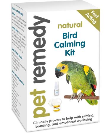 Pet Remedy Natural Calming Kit for Birds Clinically Proven Parrot Calming Formula to Relieve Stress Promote Emotional Wellbeing and Strengthen Bonding