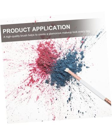 POPETPOP 24 Pcs Eye Shadow & Lipstick Brush Set | Travel Makeup Brushes with Wooden Handles for Women | Essential Eyeshadow Accessories - Buy Online on GoSupps.com