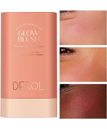 Tinted Moisture Stick Blushes Stick Cream for Cheeks and Lips - Rotating Design Waterproof Long-lasting Cheek Tint For Mature Skin Women Girls Guanglu 03 - Buy Online on GoSupps.com