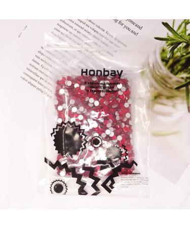Honbay 1440PCS Red 5mm ss20 Round Flatback Rhinestones Crystals | Sparkly Non-Self-Adhesive - Buy Online on GoSupps.com