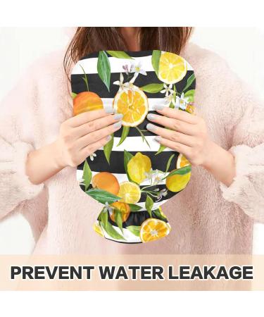 Shop Hot Water Bottles - Orange & Lemon Cover for Pain Relief | 2L Water Bag for Neck & Shoulder Comfort - International Shipping - Buy Online on GoSupps.com