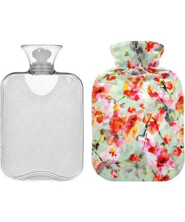 Buy Naanle Cherry Blossom Hot Water Bottle - 2L Heat Bottle for Back Pain Hand & Foot Warmer Neck Warmth & Cold Therapy - International Shipping Available - Buy Online on GoSupps.com