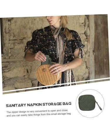 Lurrose Napkin Storage Bag - Travel Coin Purse for Women, Menstrual Pad & Tampon Container - Buy Online on GoSupps.com