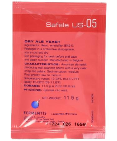 Safale US-05 (pack of 3, 11.5g)