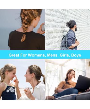 260 PCS Black Hair Ties Set for Women & Men - Premium Elastic Ponytail Holders for Thick Hair - 120PCS 4mm & 140PCS 3mm Hair Bands - Buy Online on GoSupps.com